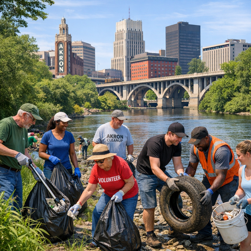 Akron’s Environmental Initiatives: A Community Effort
