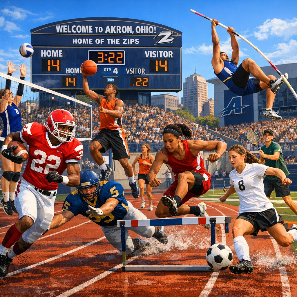 Akron’s Sports Scene: A Comprehensive Overview